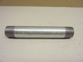Horganyzott, galvanizált összekötő cső, 3/4-3/4" KM, 150mm, csőközcsavar mindkét végén külső menettel, 