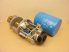 Johnson Controls VA-7200-1001 Aktuátor, Szelepmotor, 3 utas motoros szelep, 24VAC 6,7VA, VG7802LT háromirányú bronz keverőszeleppel, DN 20, 6,3 m3/óra, 2...140 °C, PN 16, 3/4" belső/külső menetekkel, VLV19157M, ERVB20, sérült burkolattal 