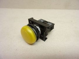 EATON M22-L-Y-LED-BVP, 110929, Ledes jelzőlámpa, M22-LED230-W, 216563 LED modul + M22-L-Y, 216774 sárga fejmodul + M22-A, 216374 rögzítő adapter, 22mm furatba, 230VAC, RMQ-Titan M22 sorozat EATON M22-L-Y-LED-BVP, 110929, Ledes jelzőlámpa, M22-LED230-W, 216563 LED modul + M22-L-Y, 216774 sárga fejmodul + M22-A, 216374 rögzítő adapter, 22mm furatba, 230VAC, RMQ-Titan M22 sorozat