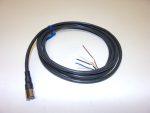  Omron XS3F-M421-402-A szenzorkábel, 2m, M8 4 pin anya csatlakozóval, M8-as egyenes csatlakozóaljzat (női), 4 pólusú, PVC szabványkábel, IP67, 