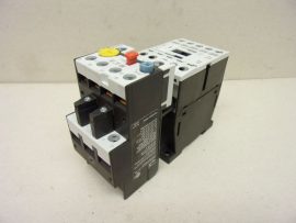 Eaton DIL M9-10, XTCE009B10, 276690 mágneskapcsoló, teljesítmény kontaktor + ZB12-2.4, XTOB2P4BC1, 278437, 1.6...2.4 A hőkioldó, 230VAC tekercs, 9A, 3+1NO,  