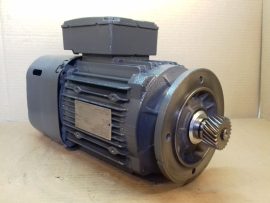 Sew-Eurodrive DRE90L4BE2HF, 3 fázisú peremes villanymotor fékkel és fogaskerékkel, 1,5 kW, 1430 rpm, KA47/T hajtóművekhez is.