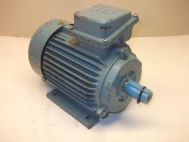 Háromfázisú talpas villanymotor, hővédelemmel, ABB QU 90L6AT, 1,1kW 920rpm 230/400V, B3