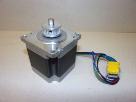 23HS22-2804S NEMA23 bipoláris léptetőmotor, 1,8°, 1,24 Nm, 2,8A, 6,35 mm tengely + 20 mm-es fogasszíjtárcsa, 57x57x56 mm, 4 vezetékes 23HS22-2804S NEMA23 bipoláris léptetőmotor, 1,8°, 1,24 Nm, 2,8A, 6,35 mm tengely + 20 mm-es fogasszíjtárcsa, 57x57x56 mm, 4 vezetékes