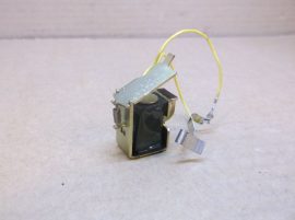 Mágnestekercs, behúzótekercs, Mozgató mágnes, 24VDC, Nais AMA1210, RG5-0751, elektromágnes rugós csapó retesszel, 2 vezetékkel, Flapper Solenoid Series 