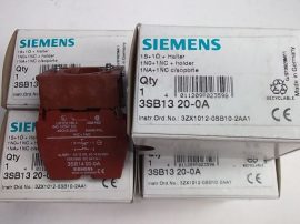 Nyomógomb kapcsolórész, váltó (NO-NC), tartószerkezettel, Siemens 3SB1320-0A