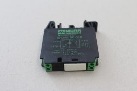 Murr Elektronik 50010, AMMS 10-1 opto-csatoló modul, optocsatoló relé, IN: 30 VDC - OUT: 48 VDC / 0.5 A, állapotjelző LED, 