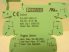 Phoenix Contact PLC-BSP-230UC/21 2967183 alapkapocs + OPT-60DC/24DC/2, 2966605 SSR relé, 6,2 mm-es PLC sorkapocs relé, 60/24 VDC szilárdtest relével, Relé modul, terminál blokk, LED visszajelzés