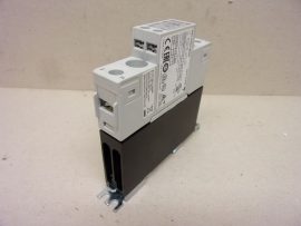 Carlo Gavazzi RGC1A23A15KKE szilárdtest relé, alumínium hűtőbordával, 1 pólusú, DIN-sínre szerelhető SSR, 24...264 VAC 20A, Nullaátmenet-kapcsolás, Beépített túlfeszültség-védelem