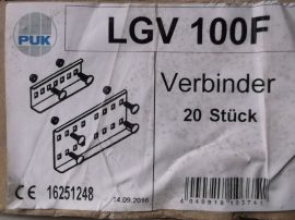 PUK LGV-100F kábellétra toldó szett, tüzihorganyzott, 100x220 mm, 16251248