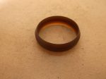   Roppantógyűrű, szorító gyűrű, barna műanyag, 35,5x39,5x2 mm, 10,5 mm magas