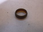   Roppantógyűrű, szorító gyűrű, barna műanyag, 22x25,5x2 mm, 9 mm magas