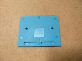 Sorkapocs elválasztólap, zárófedél, 1,5mm vastag, kék, Weidmüller TW SAKD2,5BU