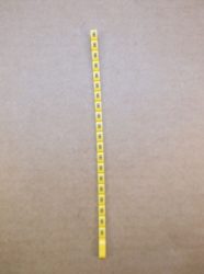 Legrand Duplix™ kábeljelölő, feliratozó, sárga alapon fekete, H, Legrand 600 Duplix™ 384 17, 038417
