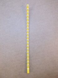 Legrand Duplix™ kábeljelölő, feliratozó, sárga alapon fekete, I, Legrand 600 Duplix™ 384 18, 038419, 580 db.