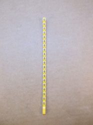 Legrand Duplix™ kábeljelölő, feliratozó, sárga alapon fekete, Q, Legrand 600 Duplix™ 384 26, 038426, 540 db.