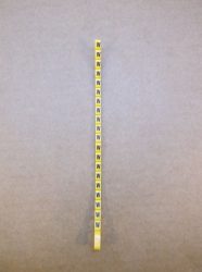 Legrand Duplix™ kábeljelölő, feliratozó, sárga alapon fekete, W, Legrand 600 Duplix™ 384 32, 038432, 560 db.