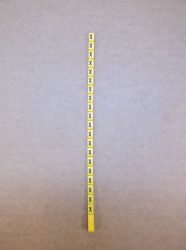 Legrand Duplix™ kábeljelölő, feliratozó, sárga alapon fekete, X, Legrand 600 Duplix™ 384 33, 038433