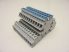 12 tagú Phoenix Contact PIK 4-PE/L/N sorkapocs, közösített nullával, 400V 4mm2, L+N+földelés, xyz