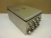 Rittal AE1002.500, 1002500 rozsdamentes elektromos kötődoboz, elosztó és kapcsolódoboz, 12 db. fém tömszelencével, 200x300x155 mm, IP66, élelmiszeripari felhasználásra is. Rittal AE1002.500, 1002500 rozsdamentes elektromos kötődoboz, elosztó és kapcsolódoboz, 12 db. fém tömszelencével, 200x300x155 mm, IP66, élelmiszeripari felhasználásra is.