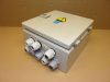 Rittal EB 1549.000, Elektromos kötődoboz, elosztó és kapcsolódoboz, Weidmüller sorkapcsokkal, tömszelencékkel, 200x200x120 mm, fém, falra szerelhető, E-BOX-KX, IP66 Rittal EB 1549.000, Elektromos kötődoboz, elosztó és kapcsolódoboz, Weidmüller sorkapcsokkal, tömszelencékkel, 200x200x120 mm, fém, falra szerelhető, E-BOX-KX, IP66