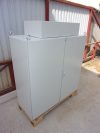 Rittal TS 8215.500 Elektromos transzformátor szekrény, 6 db. AM-6000-028T, 6000VA, 380 VAC/ 28VAC toroid trafóval, és Cosmotec EXW15H02207000 1Z hőcserélővel, szekrényklímával Rittal TS 8215.500 Elektromos transzformátor szekrény, 6 db. AM-6000-028T, 6000VA, 380 VAC/ 28VAC toroid trafóval, és Cosmotec EXW15H02207000 1Z hőcserélővel, szekrényklímával