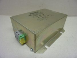 Schaffner FN 352Z-10/29 filter, 110/250V 50-60Hz 10A, 1 fázisú hálózati zavarszűrő, vonalszűrő, RFI szűrő, EMC/RFI, EMI filter,