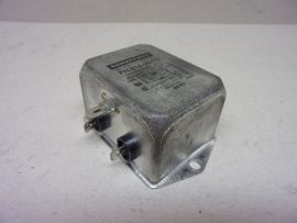 Schaffner FN 612-20/06, 110-250VAC 50-60Hz 10A, 1 fázisú hálózati zavarszűrő, vonalszűrő, RFI szűrő, EMC/RFI, EMI filter, 