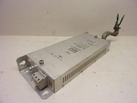 KEB 14.F4.T60-1009, 3 fázisú hálózati zavarszűrő, 3x500V 30A, vonalszűrő, RFI szűrő, EMC/RFI, EMI filter,