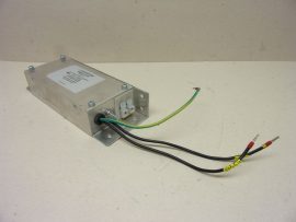 Schaffner FS6512-12-07, 1 fázisú hálózati zavarszűrő, 240AC 12A, vonalszűrő, RFI szűrő, EMC/RFI, EMI filter,