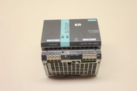 Siemens Sitop power 20, 6EP1436-3BA00, Stabilizált impulzus üzemű, sínre szerelhető tápegység, input: 400...500VAC, output: 24VDC 20A, Power Supply, 