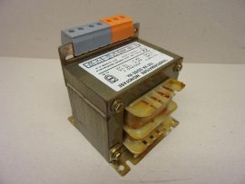 C.E.L.M. egyfázisú biztonsági szigetelő transzformátor, leválasztó trafó, 150 VA, 230/400V be, 2x 24V 135/15 VA ki, C.E.L.M. egyfázisú biztonsági szigetelő transzformátor, leválasztó trafó, 150 VA, 230/400V be, 2x 24V 135/15 VA ki,