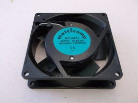 Ventilátor, axiális, 115 VAC, 0,12A, 92mm, 49m3/h, Multicomp MC19671