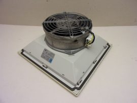 Rittal SK 3325107 Szellőzőventillátor elektromos vezérlőszekrényekhez, kapcsoló, és elosztó szekrényekhez, műanyag ház + ebmpapst W2S130-AA03-71, 230VAC ventillátor + szűrőbetét, 41/38W, SK 3325.107, 230/250 m3/h, 255x255x117,5 mm 