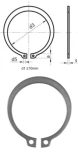 DIN 471 - Rögzítő gyűrűk tengelyre (seeger)